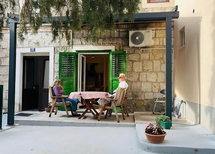 Stone House With Cute Terrase